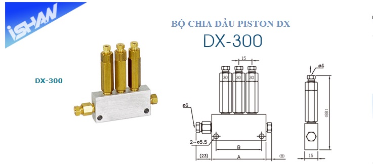Bộ chia dầu DX Ishan
