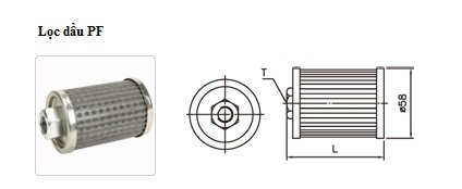 Bộ lọc dầu PF Ishan