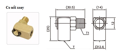 Co nối xoay PC ISHAN