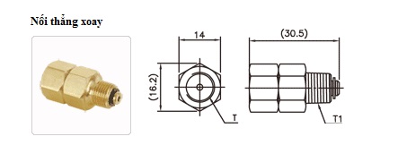 Khớp nối thẳng xoay PM ISHAN
