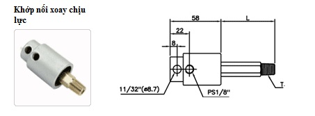 Khớp nối xoay PN ISHAN