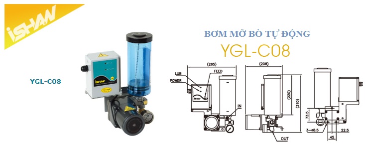 Máy bơm mỡ tự động YGL-C ISHAN