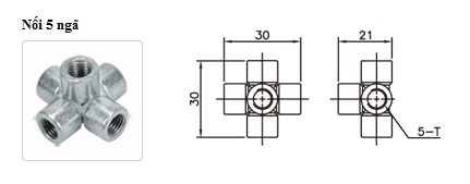 Nối năm ngã PHD0501 ISHAN